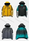 Wholesale Men's Casual Letter Print Striped Long Sleeve Drawstring Zipper Hoodie 52# - Liuhuamall