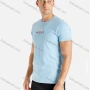 Wholesale Men's Letter Print Embroidery Round Neck Tee preview