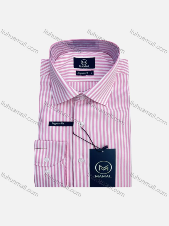 Wholesale Striped Business Shirt For Men Classic Pointed Collar Long Sleeved #105