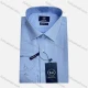 Wholesale Plain Business Wear For Men Classic Pointed Collar Long Sleeved #13 Azure Clothing Wholesale Market Liuhua