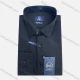 Wholesale Plain Business Wear For Men Classic Pointed Collar Long Sleeved #22 Dark Blue Clothing Wholesale Market Liuhua