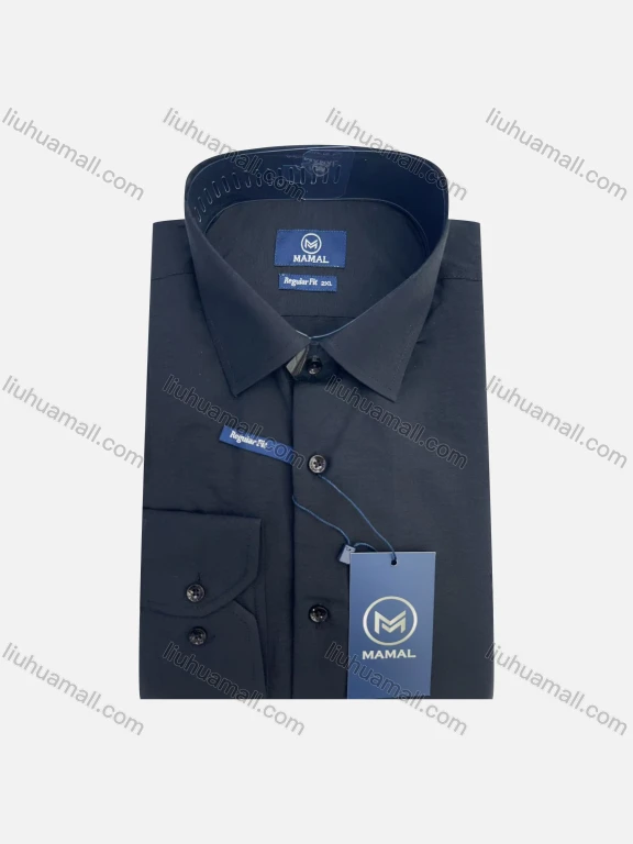 Wholesale Plain Business Wear For Men Classic Pointed Collar Long Sleeved #22