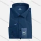 Wholesale Plain Business Shirt For Men Classic Pointed Collar Long Sleeved #23 Navy Clothing Wholesale Market Liuhua