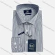 Wholesale Striped Business Shirt For Men Classic Pointed Collar Long Sleeved #25 Gray Clothing Wholesale Market Liuhua