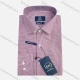 Wholesale Striped Business Wear For Men Classic Pointed Collar Long Sleeved #274 Brick Red Clothing Wholesale Market Liuhua