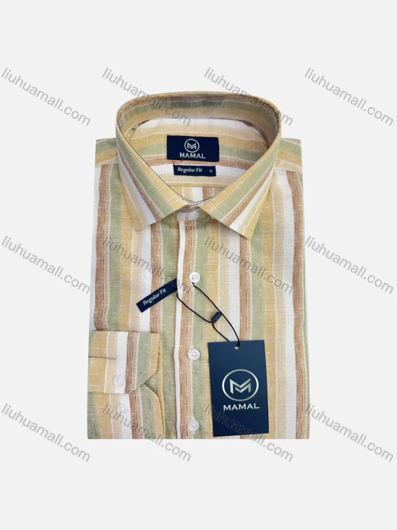 Wholesale Striped Business Wear For Men Classic Pointed Collar Long Sleeved #292