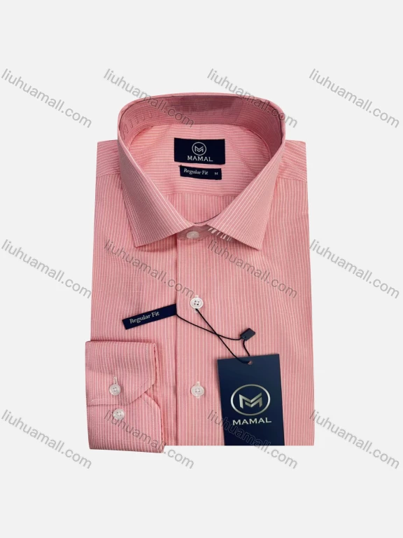Wholesale Striped Business Wear For Men Classic Pointed Collar Long Sleeved #56