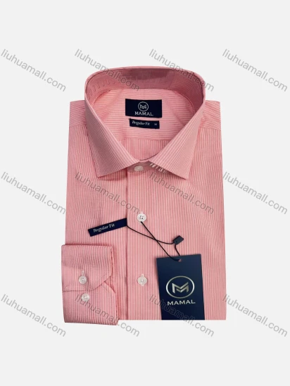 Wholesale Striped Business Wear For Men Classic Pointed Collar Long Sleeved #56