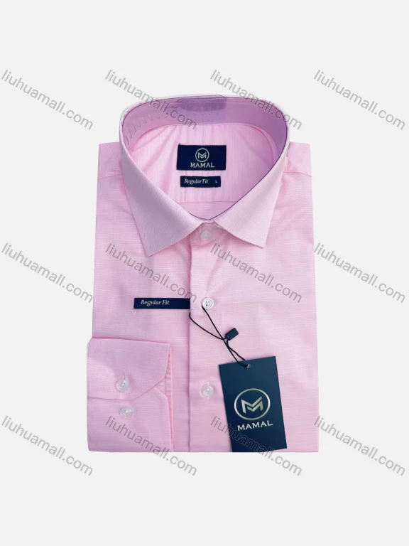 Wholesale Plain Business Wear For Men Classic Pointed Collar Long Sleeved #56A
