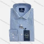 Wholesale Gingham Business Wear For Men Classic Pointed Collar Long Sleeved #66 preview