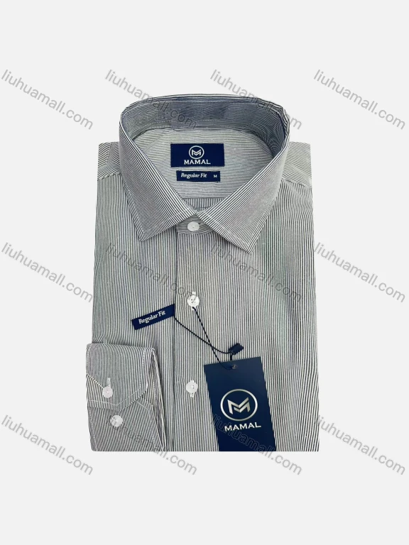 Wholesale Striped Business Shirt For Men Classic Pointed Collar Long Sleeved #82