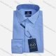 Wholesale Plain Business Wear For Men Classic Pointed Collar Long Sleeved #83 Azure Clothing Wholesale Market Liuhua