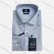 Wholesale Striped Business Shirt For Men Classic Pointed Collar Long Sleeved #CT11 Gray Blue Clothing Wholesale Market Liuhua