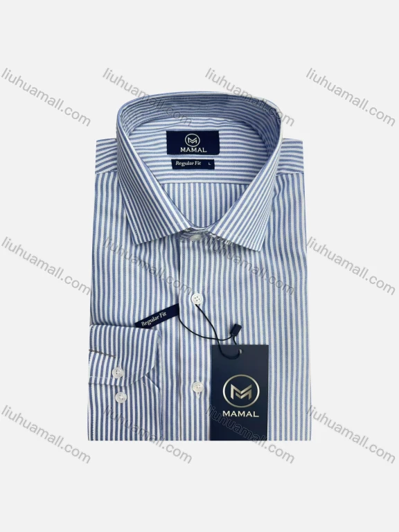Wholesale Striped Business Shirt For Men Classic Pointed Collar Long Sleeved #CT11