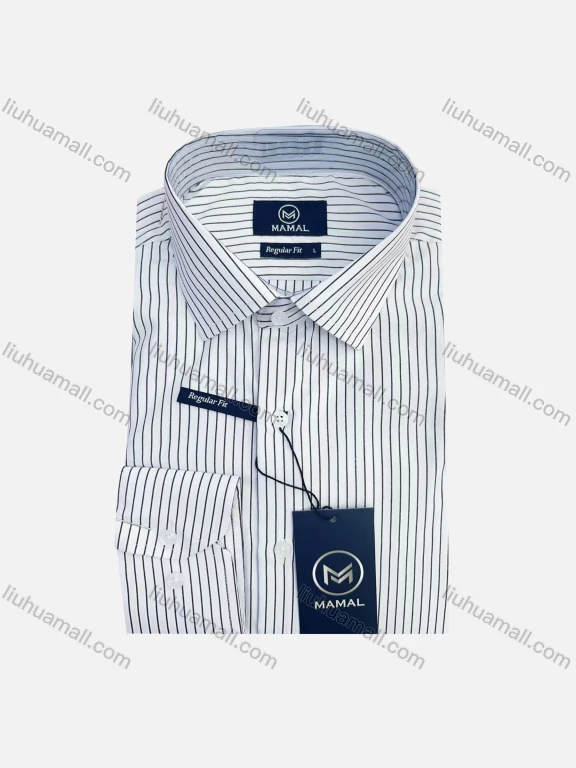 Wholesale Striped Business Shirt For Men Classic Pointed Collar Long Sleeved #CT10D