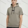 Wholesale Light KhakiHooded Sweatshirt w/ Drw Strp & Pockets! Soft Fabric, Loose Fit for Men's Casual/Bulk Order preview