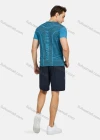 Wholesale Men's Athletic Short Sleeve Striped Running T-shirts - Liuhuamall