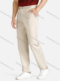 Wholesale Men's Casual Multiple Pockets Zipper Fly Plain Straight Leg Chino Pants, LIUHUA CLOTHING WHOLESALE
