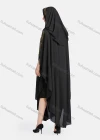 Wholesale Women's Muslim Islamic Rhinestone Beaded Triangular Hem Kaftan With Hijab WQ82# - Liuhuamall