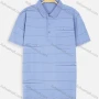 Wholesale Men's Short Sleeve Striped Letter Print Pocket Casual Polo Shirt preview