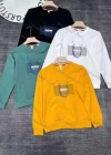 Wholesale Men's Casual Letter Print Round Neck Long Sleeve Sweatshirt - Liuhuamall