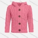 Wholesale Kids Wool Long Sleeve Hooded Button Front Cable Knit Sweater Cardigan 7# Clothing Wholesale Market Liuhua