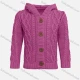 Wholesale Kids Wool Long Sleeve Hooded Button Front Cable Knit Sweater Cardigan 3# Clothing Wholesale Market Liuhua