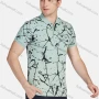 Wholesale Men's Casual Marble Print Short Sleeve Polo Shirts 18605# preview