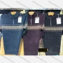 Wholesale Men's Long Sleeve Stand Collar Knitted Sweaters with Yoke Pattern & Quarter Zip preview