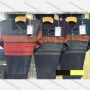 Wholesale Men's Polo-Style Long Sleeve Sweaters with Striped Pattern and Patch Pocket preview