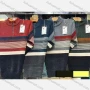 Wholesale Men's Long Sleeve Stand Collar Knitted Sweaters with Horizontal Stripes preview