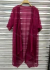 Wholesale Women's Casual Long Sleeve Plain Loose Fit Cardigan - Liuhuamall
