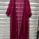 Women's Casual Long Sleeve Plain Loose Fit Cardigan Red Clothing Wholesale Market -LIUHUA