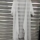 Women's Casual Long Sleeve Plain Loose Fit Cardigan White Clothing Wholesale Market -LIUHUA
