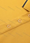Wholesale Unisex Casual Slim Fit Short Sleeve Striped Trim Button Front Polo Shirts - Liuhuamall