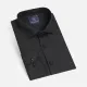 Men's Casual Long Sleeve Button Down Plain Dress Shirts Black Clothing Wholesale Market -LIUHUA