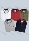 Wholesale Men's Casual Lycra Cotton Plain Short Sleeve Polo Shirt - Liuhuamall