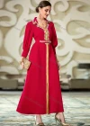 Wholesale Women's Elegant Muslim Islamic Plain Rhinestone Button Decor Embroidered Split Front Robe Dress BA3108# - Liuhuamall
