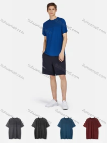 Wholesale Men's Sporty Round Neck Short Sleeve Breathable Quick Dry Plain T-Shirt, LIUHUA CLOTHING WHOLESALE