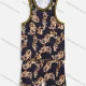 Wholesale Men's Casual Baroque Print Tank Top Navy Clothing Wholesale Market Liuhua