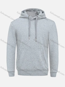 Wholesale Men's Casual Long Sleeve Drawstring Hooded Sweatshirts With Kangaroo Pocket K2-420B#, LIUHUA CLOTHING WHOLESALE