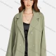 Wholesale Women's Casual Lapel Long Sleeve Double Breasted Blazer Suit Jacket 1246# Green Clothing Wholesale Market Liuhua