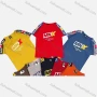Wholesale Boys Casual Short Sleeve Colorblock Letter Graphic T-shirts preview