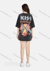 Wholesale Women's Hip Hop Crew Neck Short Sleeve Loose Fit Graphic Letter T-shirt - Liuhuamall