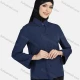 Wholesale Women's Casual Shirt Collar Button Down Shirt Without Hijab Navy Guangzhou Clothing Wholesale Market & Suppliers -LIUHUAMALL