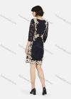Wholesale Women's Elegant 3/4 Sleeve Embroidery Lace Short Dress - Liuhuamall