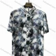 Wholesale Men's Slim Fit Floral Print Short Sleeve Shirt - In Stock 2026 Blue Clothing Wholesale Market Liuhua