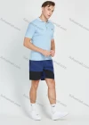 Wholesale Men's Casual Short Sleeve Plain Slim Fit Polo Shirt - Liuhuamall