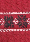 Wholesale Boys Long Sleeve Mock Neck Snowflake Cable Knited Pullover Sweater - Liuhuamall