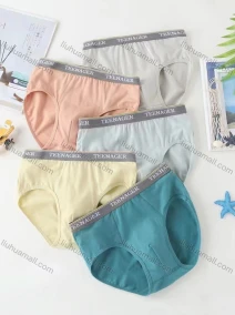 Wholesale Boy's Plain Breathable HIgh Waist Brief (Pack of 2), LIUHUA CLOTHING WHOLESALE